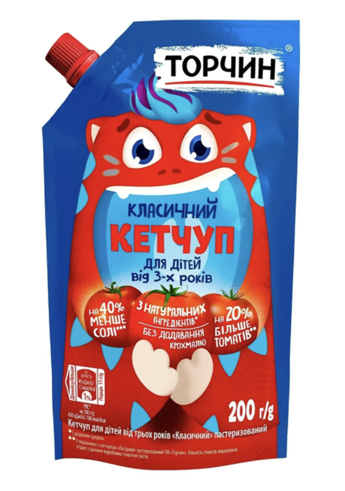 Кетчуп Торчин Дитячий Класичний 200г